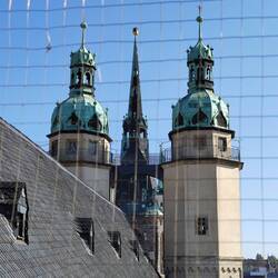 Hausmannstürme, in der Mitte der Rote Turm