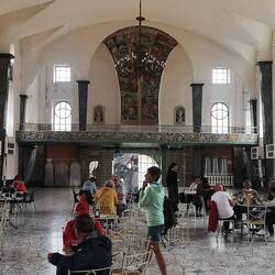 Ein sehr interssant gestylte Cafè