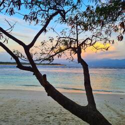 Sonnenuntergang auf Gili T.