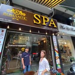 Jordan's day at the spa