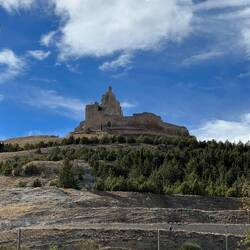 Castle ruins on the hill