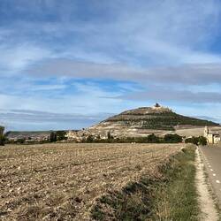 Castrojeriz in the distance