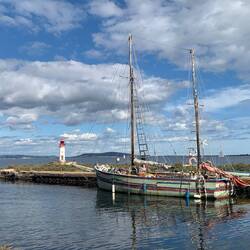 Lighthouse marking Canal du Midi