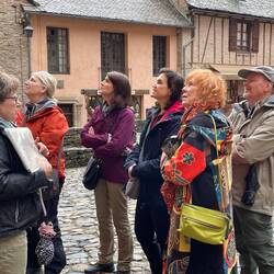 Anne has the group captivated with her knowledge and story telling
