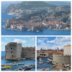 View of Dubrovnik Old Town / St John Fortress / Chapels of Annunciation and St Luke