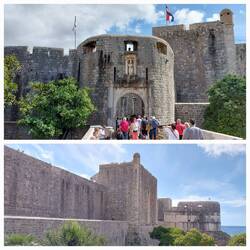 Gate of Pile, the main entance (West entrance) / View from outside the gate to Fort Bokar