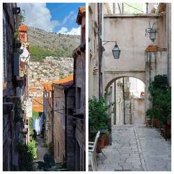 Back in the Old Town; Views down into it