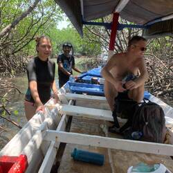 voller Einsatz auf dem Rückweg ;)