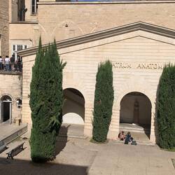 Medical students taking a break