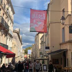 Street beside the oldest medical university in the world.