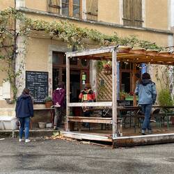 Café where we had lunch