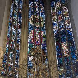 The stained glass of Augsburger Dom, the cathedral