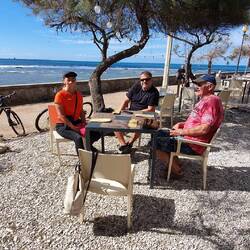 Hier haben wir typisch italienisch gegessen.