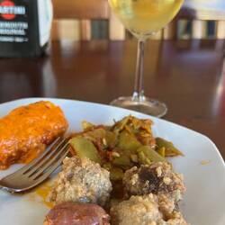 Tapas and wine late lunch