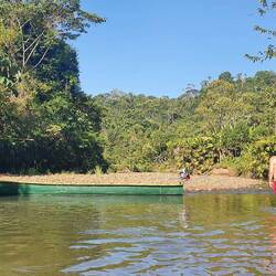 Baden am Fluss Tihuano