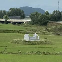 Burial site on the family farm