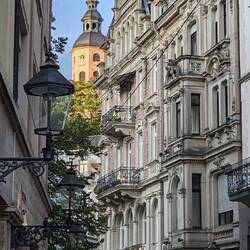One of the many examples of Belle Epoque architecture in Baden Baden.