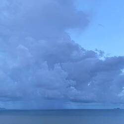 Storm coming in during the evening