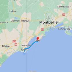 Easy, lovely bike path from the Cap to Séte - once you find it