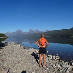 Lake McDonald from Fish Creek Bay