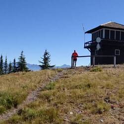 Lookout on Huckleberry Mtn looking South
