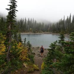 One of the Twin Lakes, the second one is behind but not very large