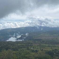 Udsigt over Chicamocha-kløften på afstand