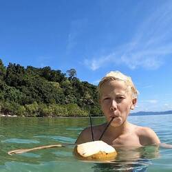 Not a cocktail, just a coconut 😂