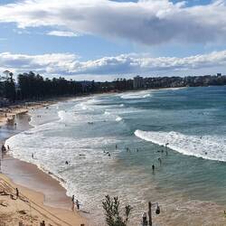 Der Manly Beach
