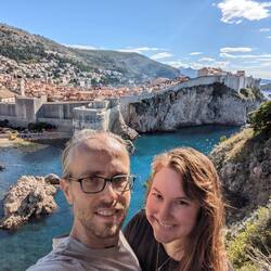 Dubrovnik Old Town as seen from Lovrijenac Fortress