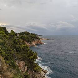 Dubrovnik sea cliffs