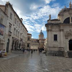 St. Blaise's Church and the The Cathedral of the Assumption of the Virgin Mary in back
