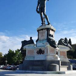 Marmorstatue des David von Michelangelo