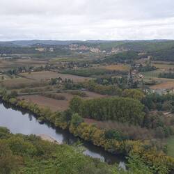 Blick auf das Tal der Dordogne