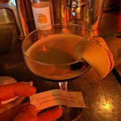 Expresso martini in a chinese restaurant