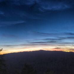 Blick von der Burg am Abend