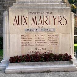 Memorial of those killed by the Nazis in WW2