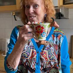 The lovely Mary - a wonderful host and bloody great human being