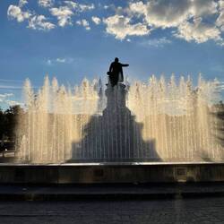 Main square and fountain