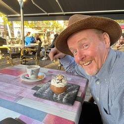 Happy about a sugar hit