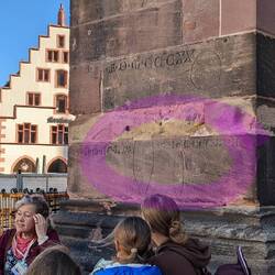 Zoom in to see the official bread measurements carved in stone. Woe unto you if you cheat.