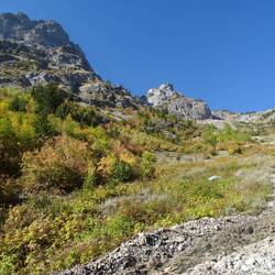 Coming down the valley