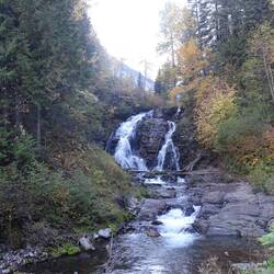 Fairy Creek Falls looking great with the Autumn colours