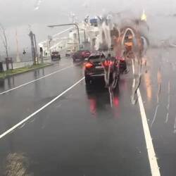 Entrée sur le ferry Solavagen - Festoya