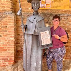 Got my certificate saying I crossed through the geographic centre of the French Camino de Santiago
