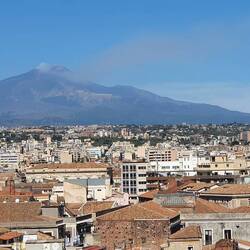 Catania von oben mit Ätna