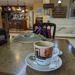 Just sitting in another Spanish bar having a cafe con leche