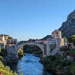 Old Mostar Bridge, reconstructed in 2004