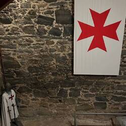 Templar cross flag and vestments