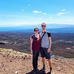 Blick auf die Lavafelder 🌋
